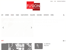 Tablet Screenshot of fusionmagazine.org